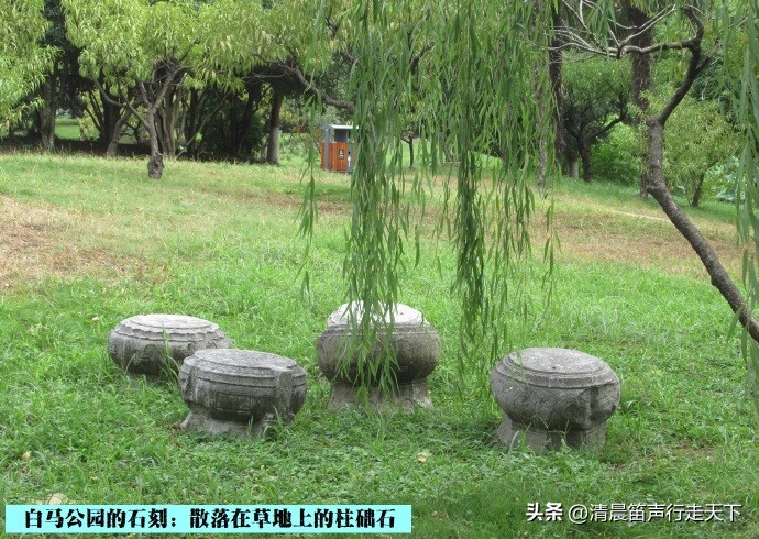 白马公园白马石刻朝代,公园石刻精品欣赏