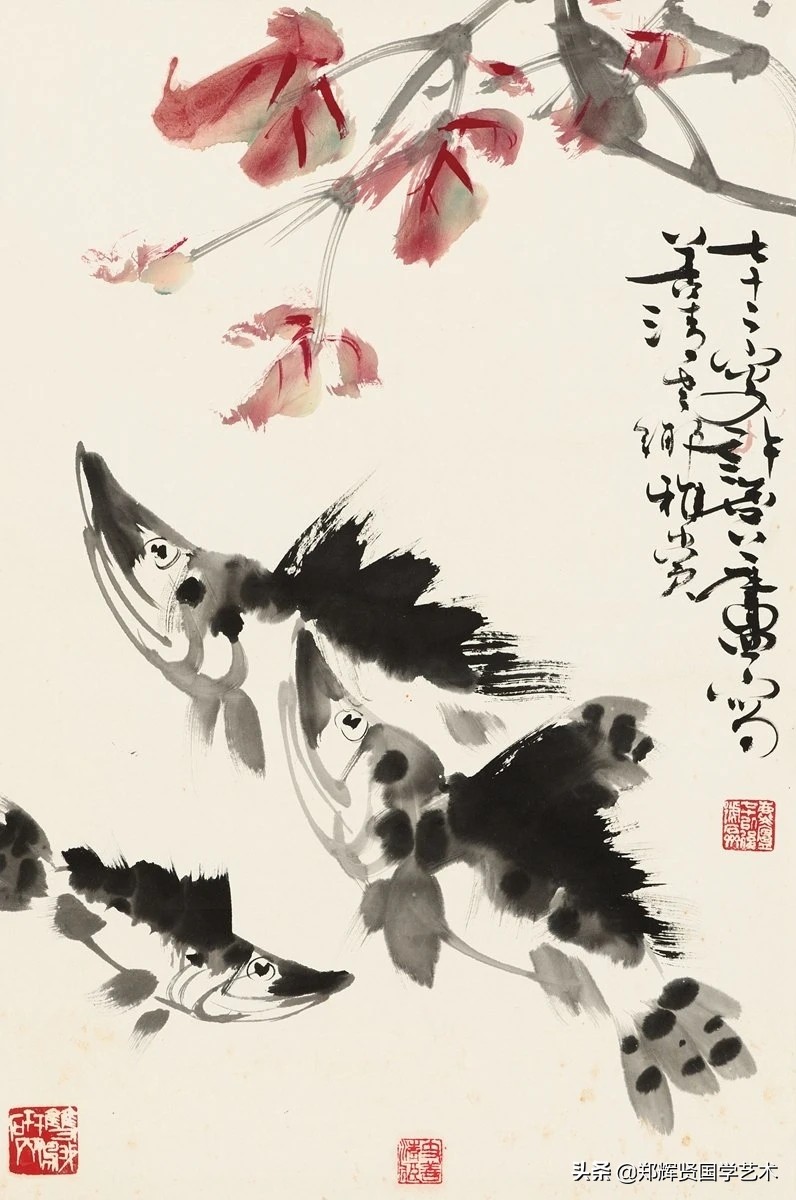 忆陶潜，一笑间，自在黄花红叶舞翩跹