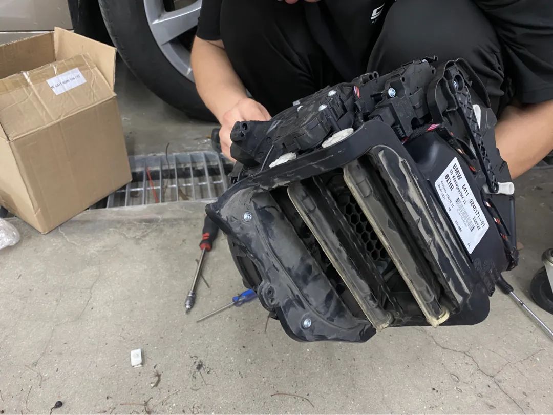 翻新一台12年的宝马,翻新一辆宝马五系