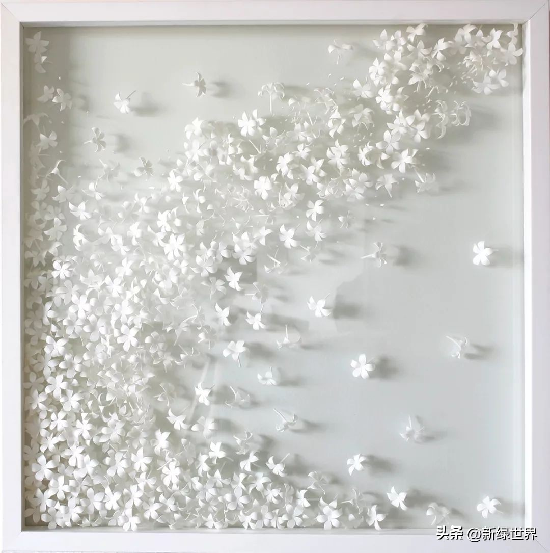 纸艺作品绘画,千变万化的纸艺术作品