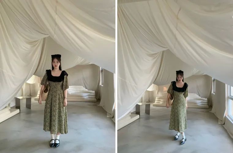 夏天微胖连衣裙,小个子120-150斤微胖连衣裙