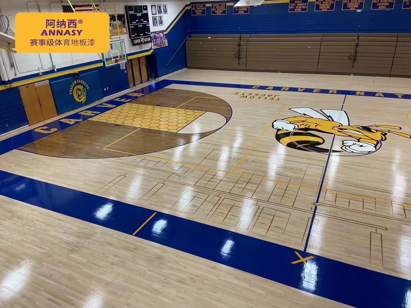 室内篮球运动地板的配色效果图,室内篮球馆木地板装修