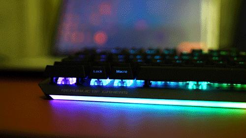 rog游侠竞技版红轴机械键盘评测,rognxtkl竞技版键盘测评