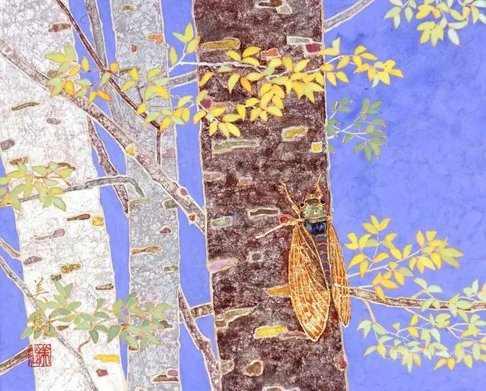 野地美树子手绘油画,日本画家奈良美智作品图