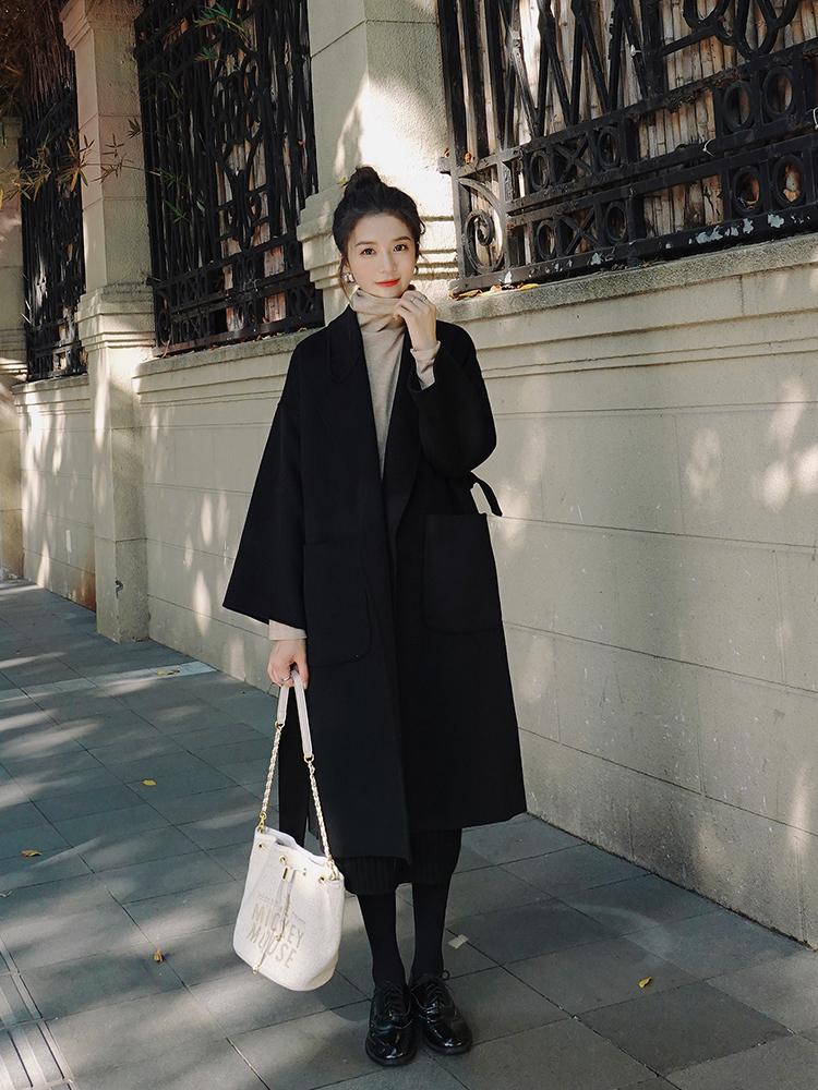 休闲大衣长款的穿搭技巧,简单版型很正的大衣穿搭