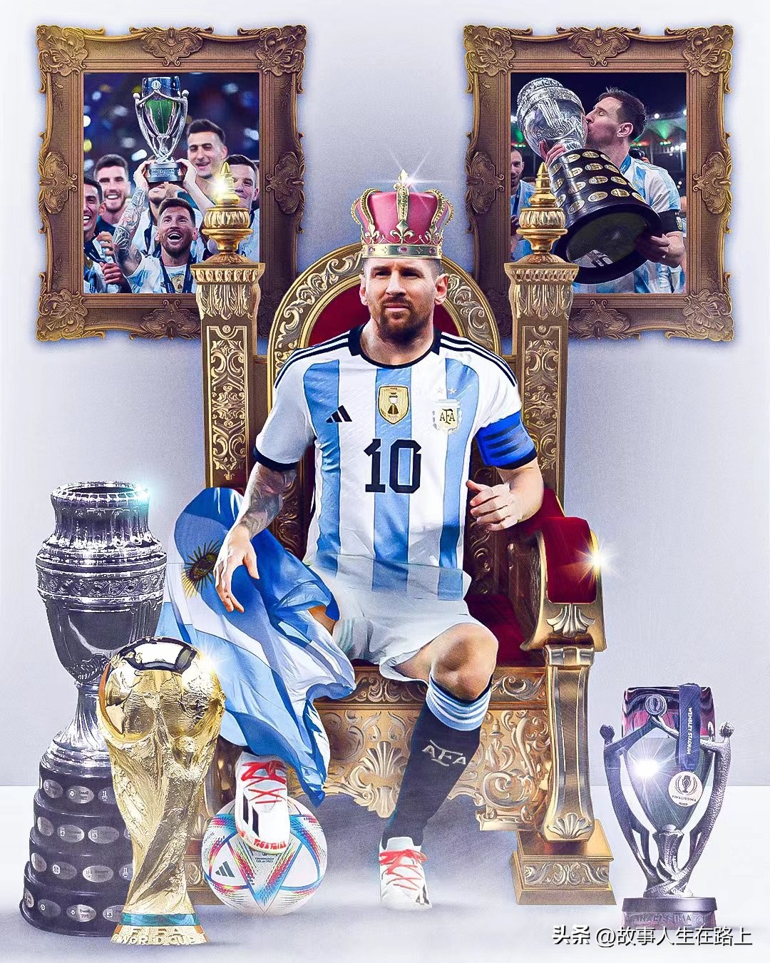 球王加冕成功,球王梅西的伟大之路