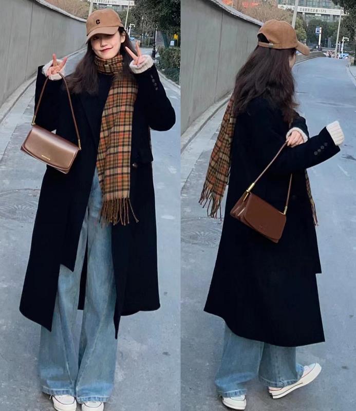 女生买大衣哪种版型才显瘦,瘦子怎么穿大版型的大衣好看