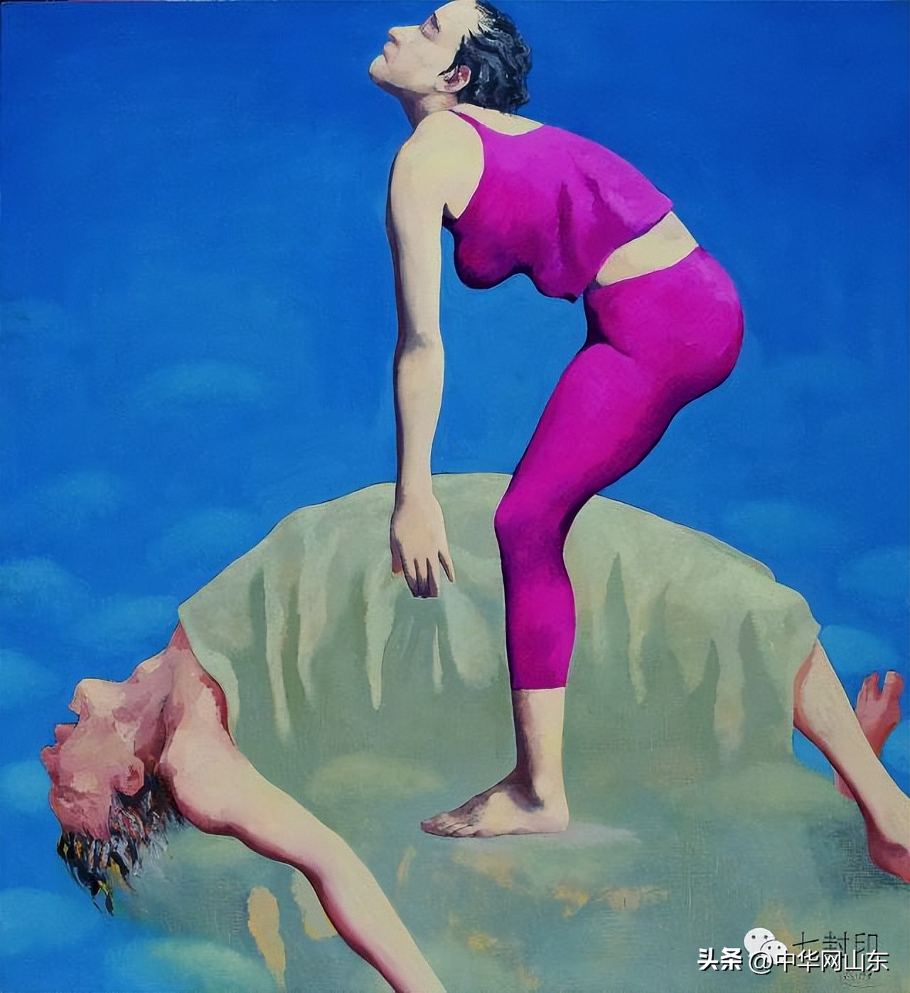 石磊中国画,石磊艺术照片