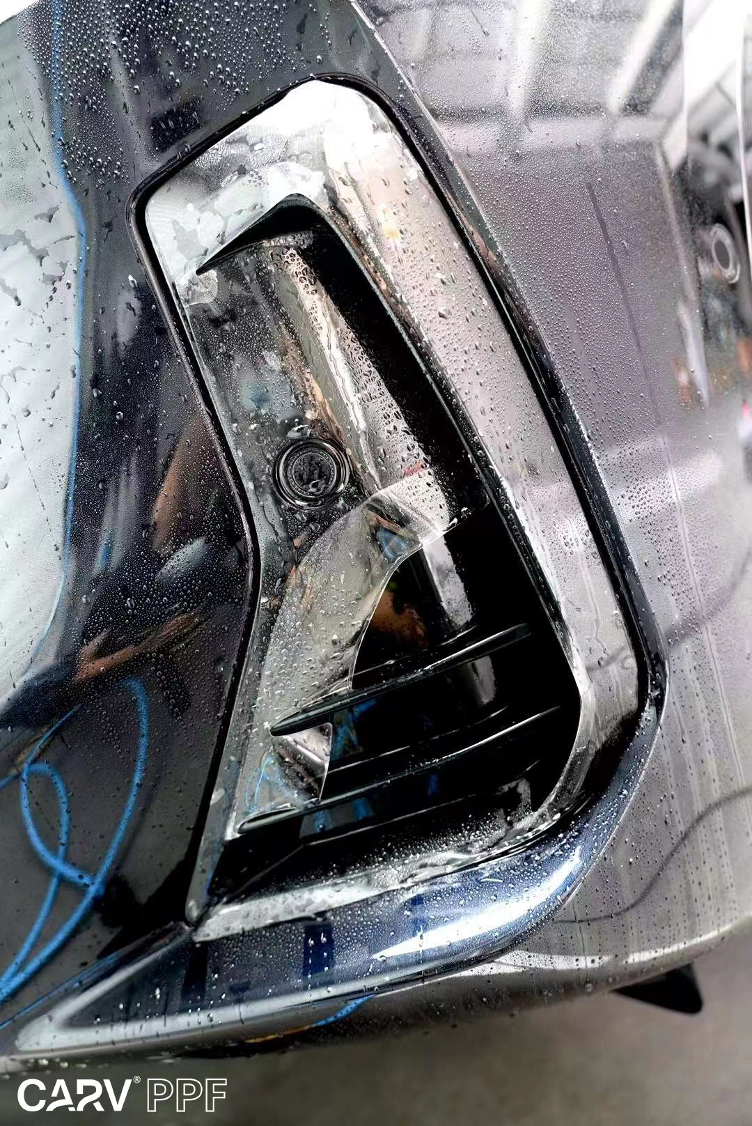 宝马x3卡普里灰紫改色膜,宝马x3贴膜冰莓粉