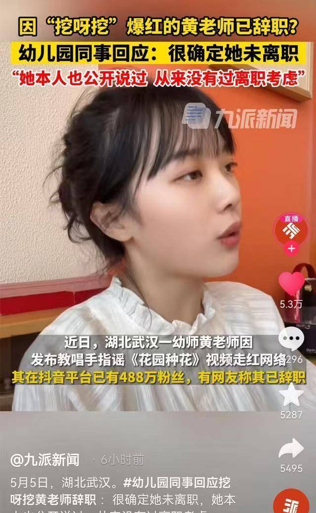 挖呀挖黄老师为什么走红,挖呀挖黄老师为啥会火