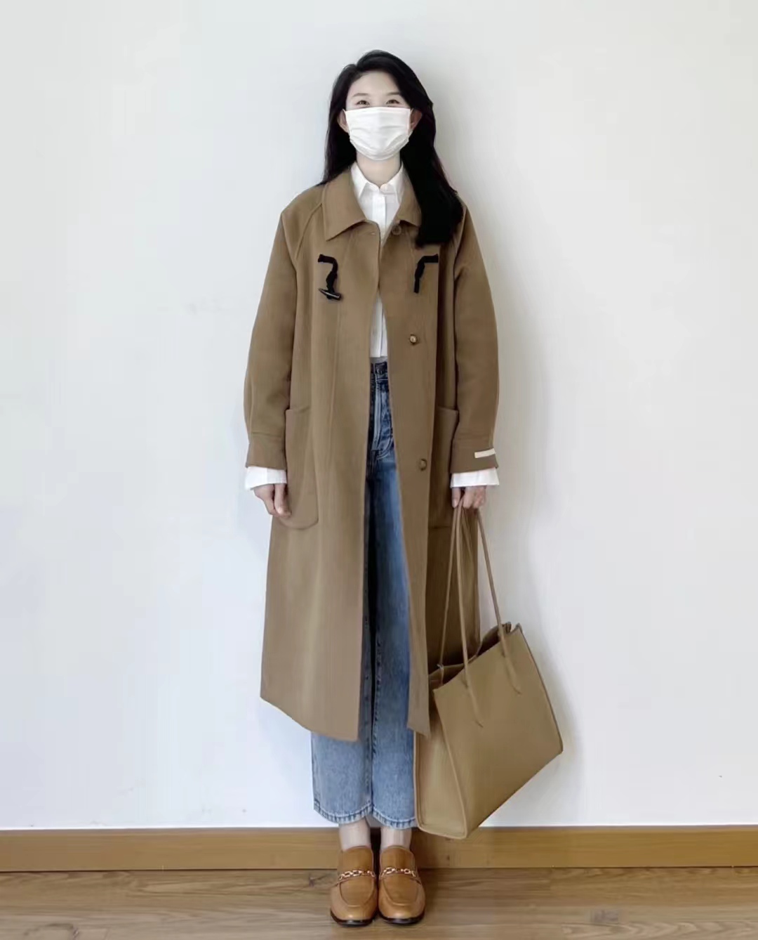 19套长款大衣内搭推荐,层次分明显高显瘦