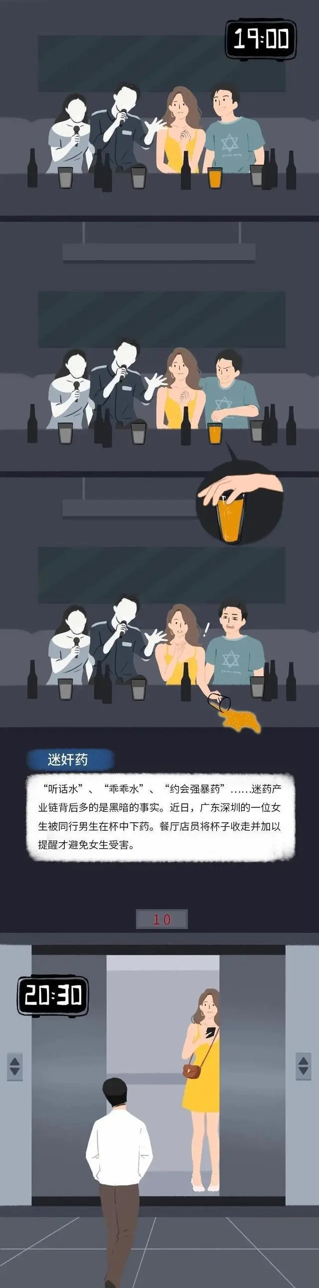 女生自述：“性骚扰”,我经历过不止一次！（漫画）女生都来看看