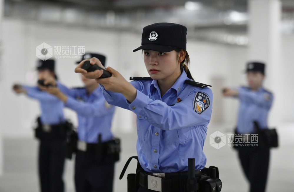 陀枪师姐飒爽英姿,英姿飒爽江西