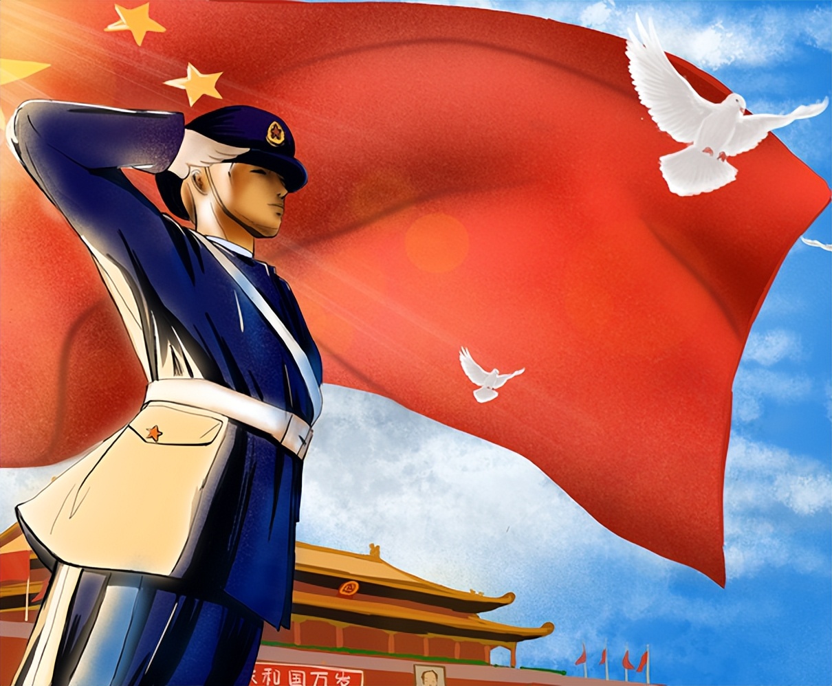 小学生国庆节绘画,国庆节绘画