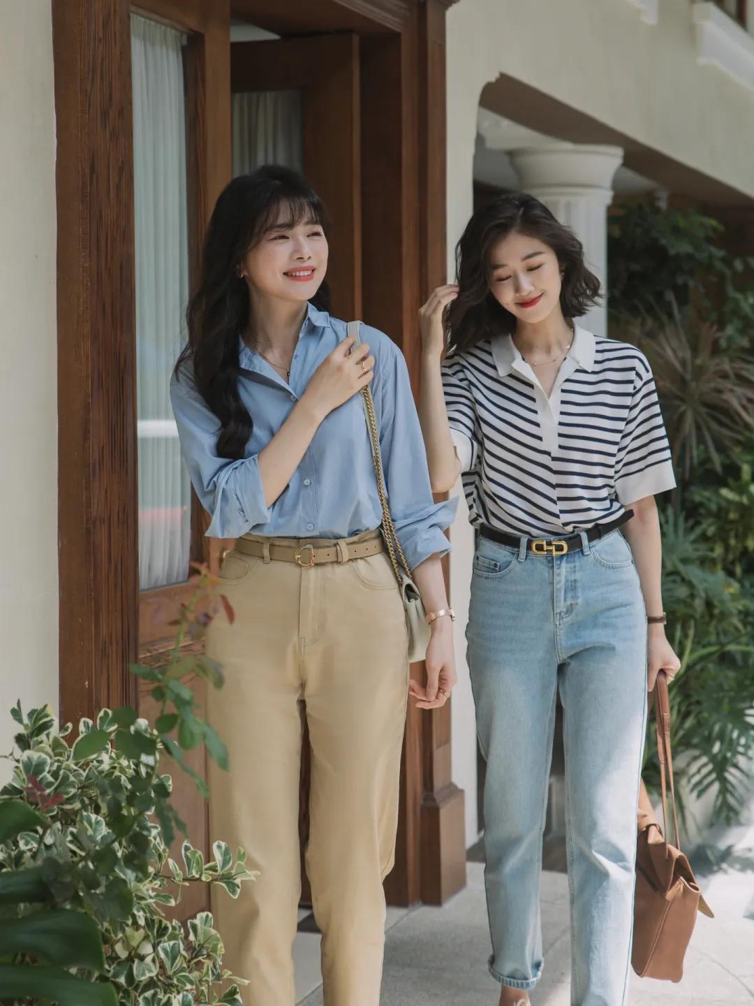 街拍穿搭休闲裤,街拍穿出来的衣服拥有潮流的气息