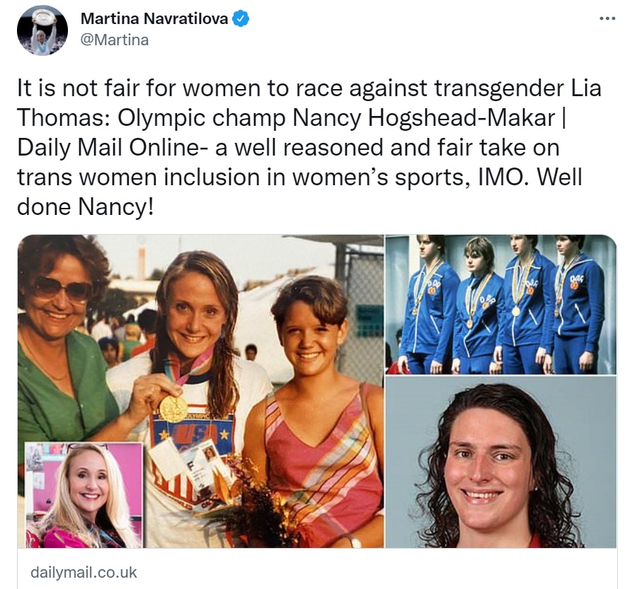 称霸女子游坛的男跨女运动员被女跨男运动员打败!美国人凌乱了