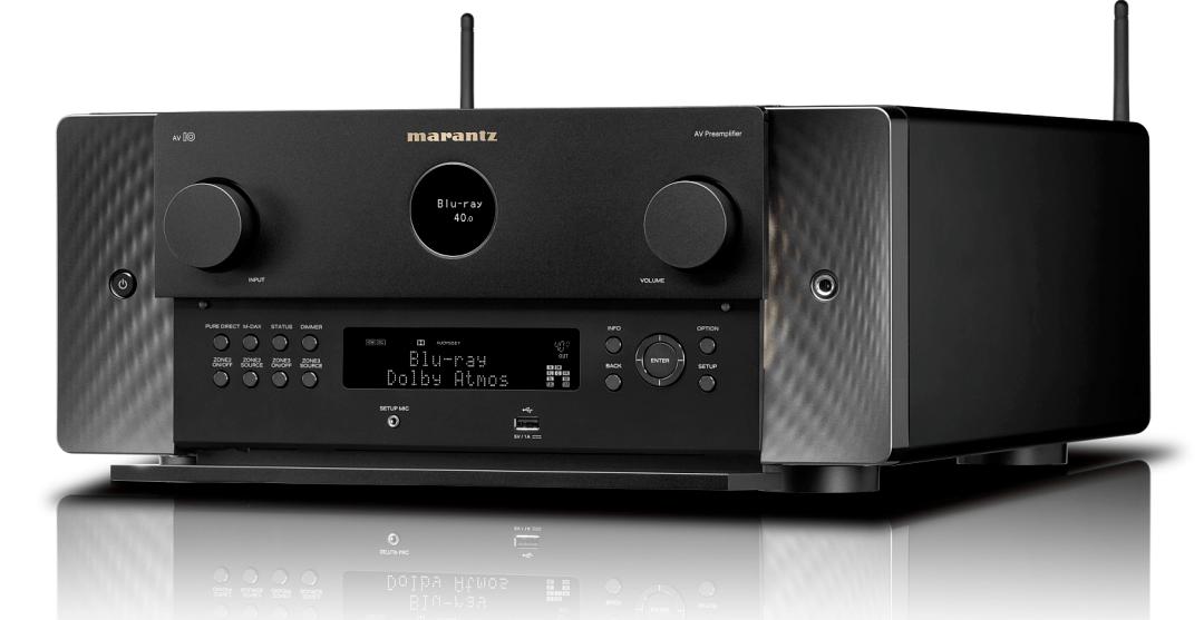 新旗舰组合，最真实原声。MarantzAV10/AMP10影音前后级放大器