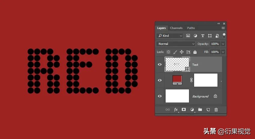 ps怎么做立体空心圆柱效果,ps文字贴合在圆柱上面