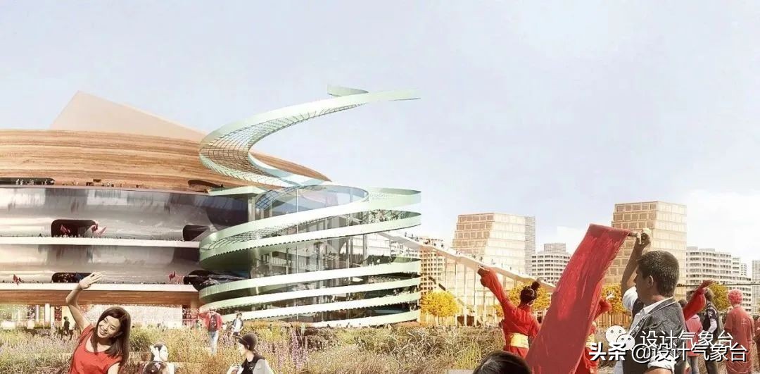 惜败扎哈事务所，但OMA的中国风方案留下一抹惊艳的色彩