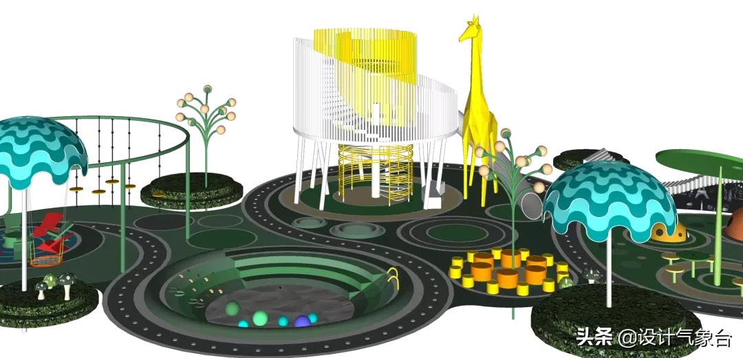 滑梯儿童房间小空间设计,室内儿童游乐场如何设计