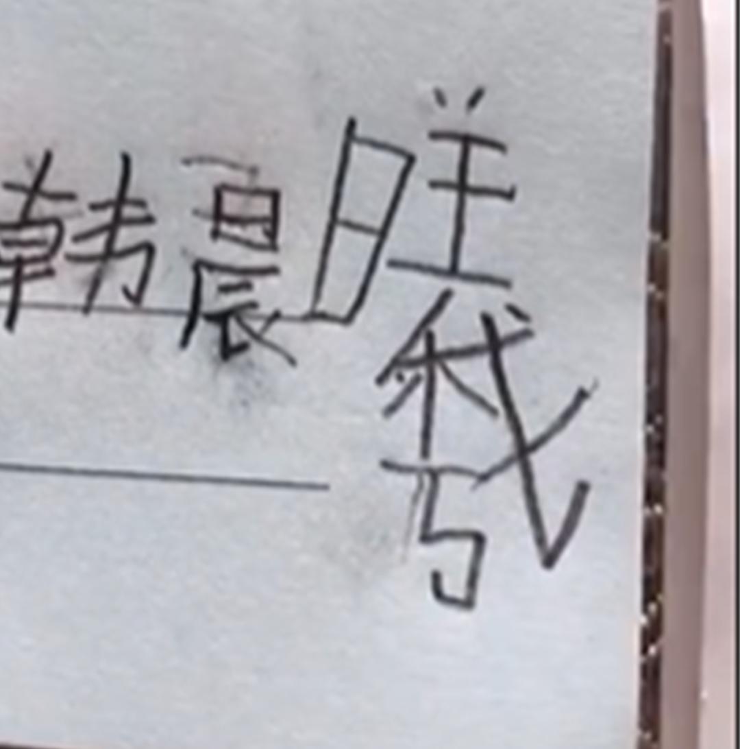全网最难写名字小孩直接崩溃,4岁萌娃名字太难写