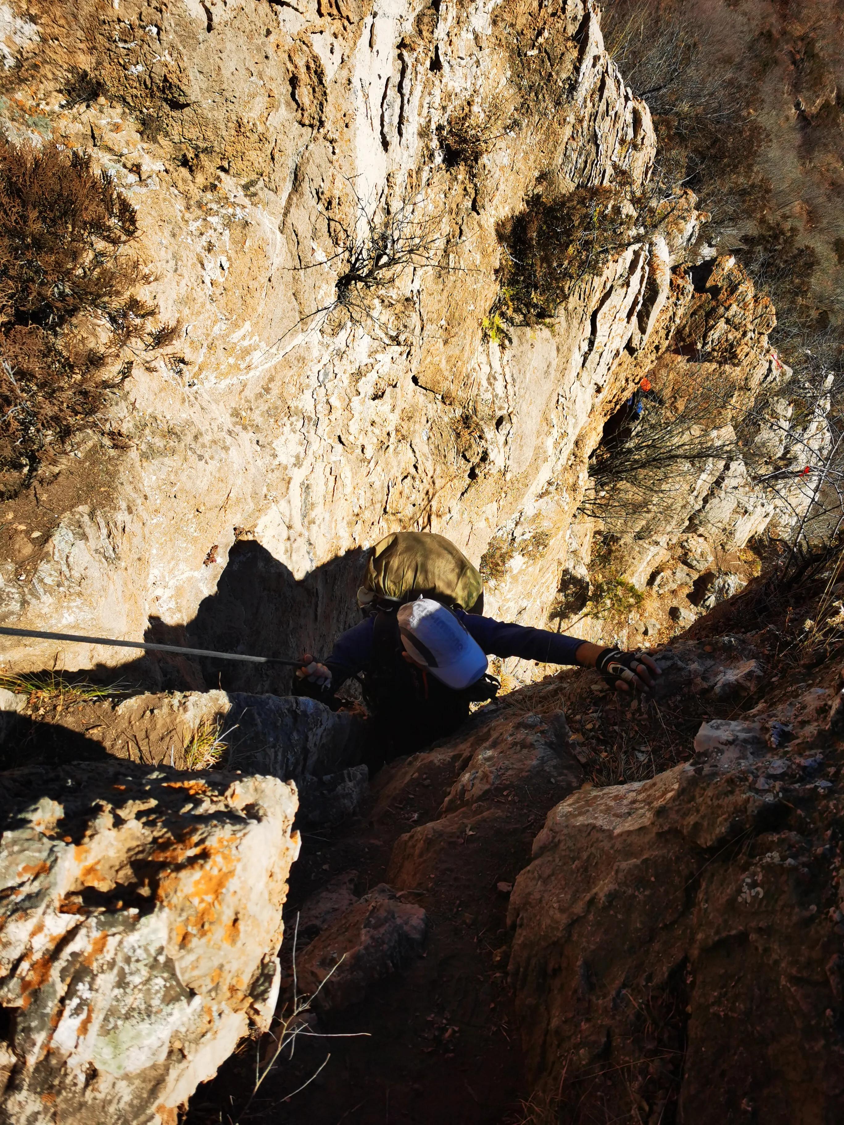 攀爬白岭关长城,白岭关长城路线图