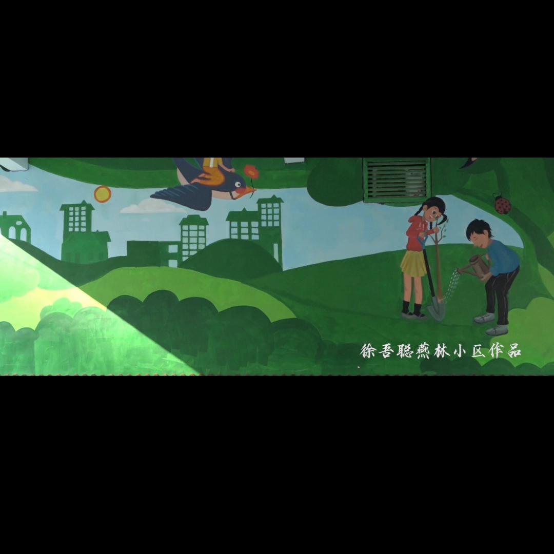 店面墙体绘画,墙体创意修补绘画