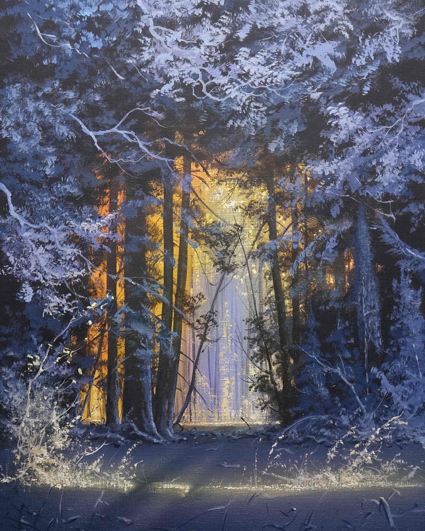 画家维克多风景画图片,维克多丙烯风景画颜料