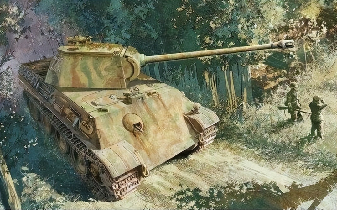 二战德军彩照图,二战德军坦克彩绘图片