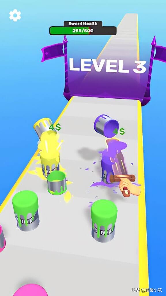 跑酷赚钱，合成升级？锻造手游《SwordMelter》目标融合之剑