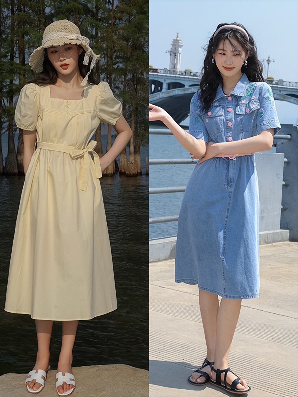 今年夏天这样穿t恤,今年夏季依然流行这几款连衣裙