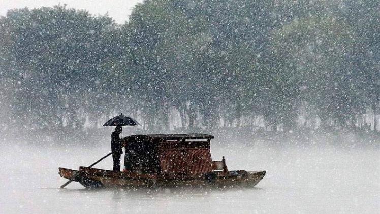 江天暮雪落尽琼花的意思,江天暮雪落尽琼花