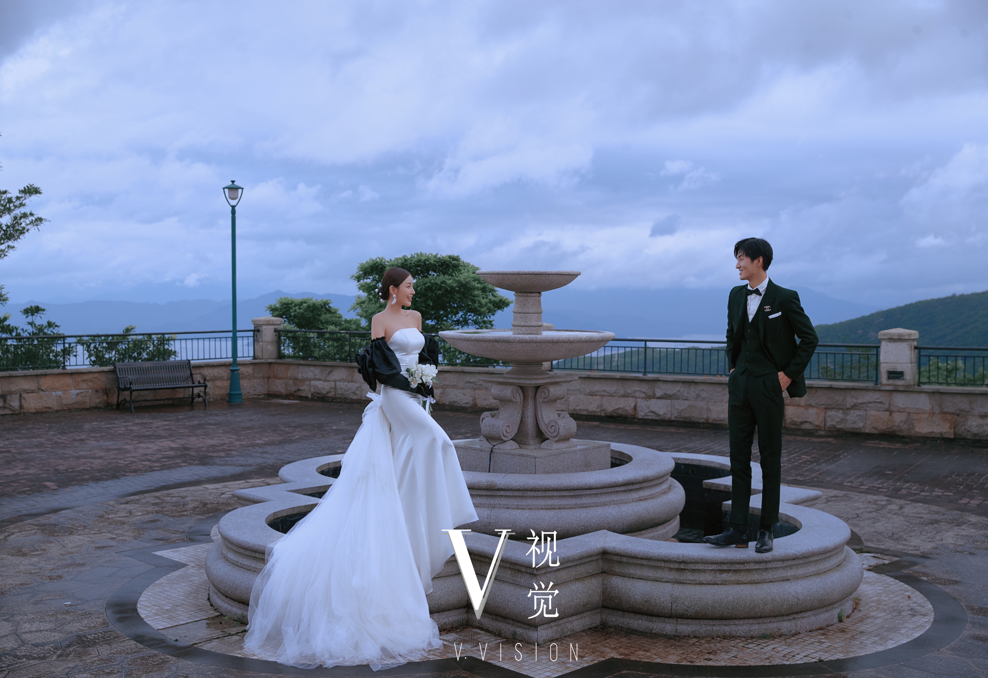 电影风格的婚纱照怎么拍,被闺蜜赞爆的法式优雅婚纱照