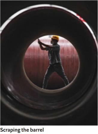 花大笔的钱（尤指购买不需要的东西）；挥霍英语怎么说？