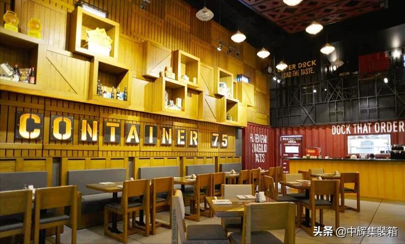 餐厅集装箱布局,集装箱餐饮外观