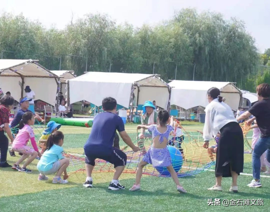 在金石滩时光海格调营地枕着星空入眠！