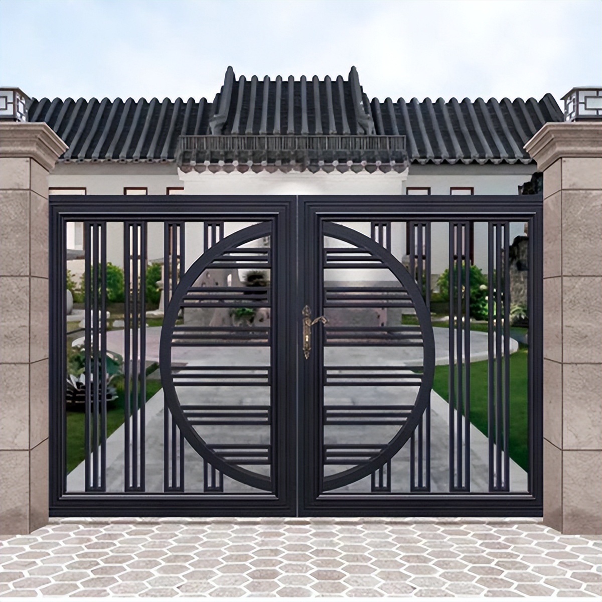 大门用铝合金门和不锈钢门哪个好,不锈钢门的标准价格是多少