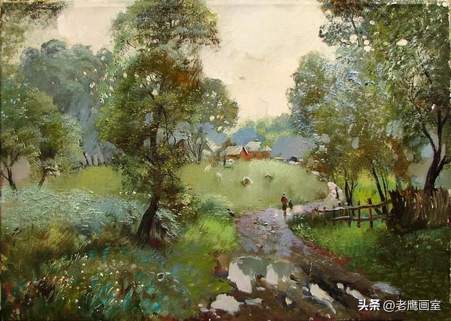 卢卡斯阿纳托尼油画作品赏析,爱尔兰画家的风景油画欣赏