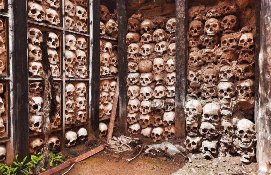 山西骷髅庙图片大全,山西有座骷髅庙