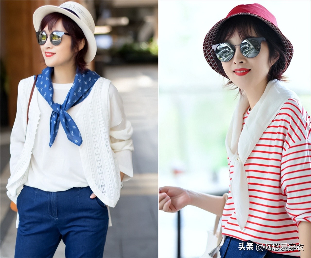 中年妇女丝巾怎么系好看,40岁女人夏天戴什么丝巾护颈好看