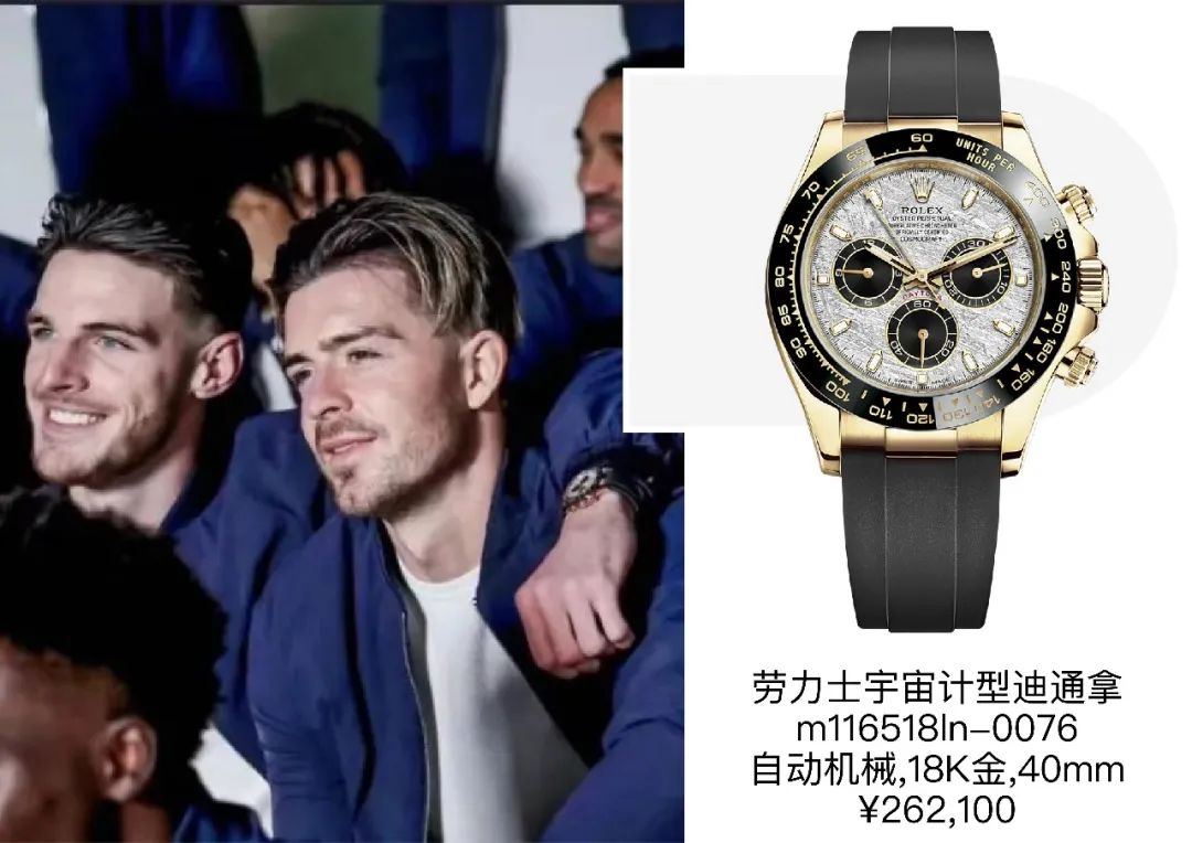 世界杯足球明星戴什么手表,足球运动员戴什么表