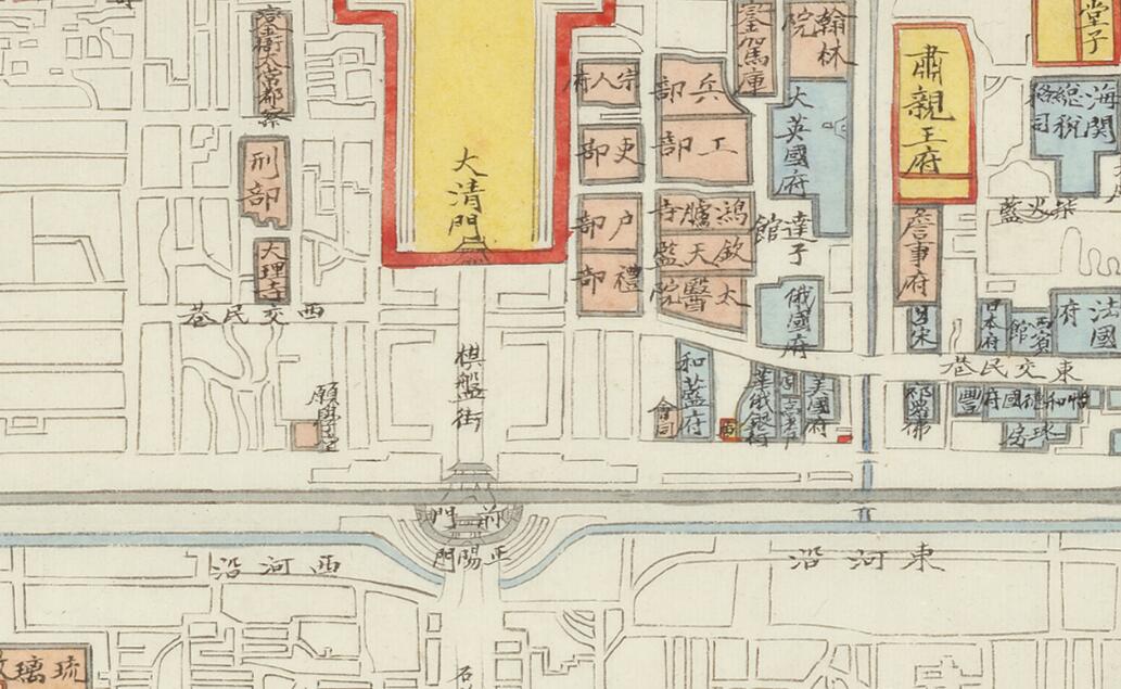 北京百科全书彩图地图,建国后北京地图演变