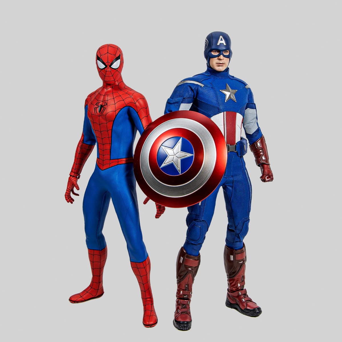 hottoys蜘蛛侠经典战衣手办测评,hottoys蜘蛛侠经典红蓝战衣