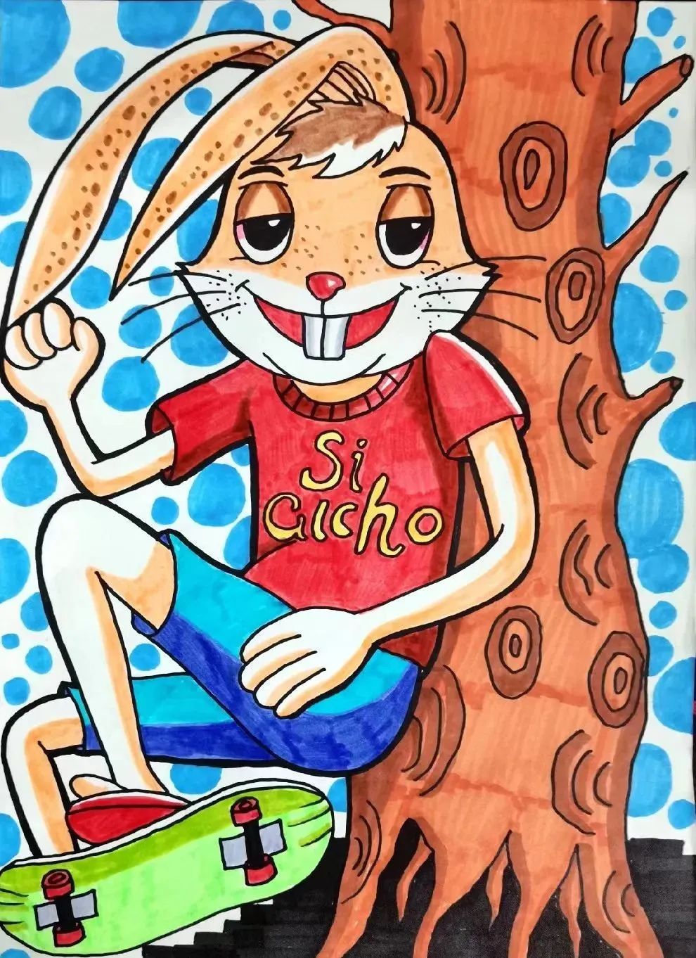 超级简单又特别好看的儿童画,随便怎么画都好看的儿童画