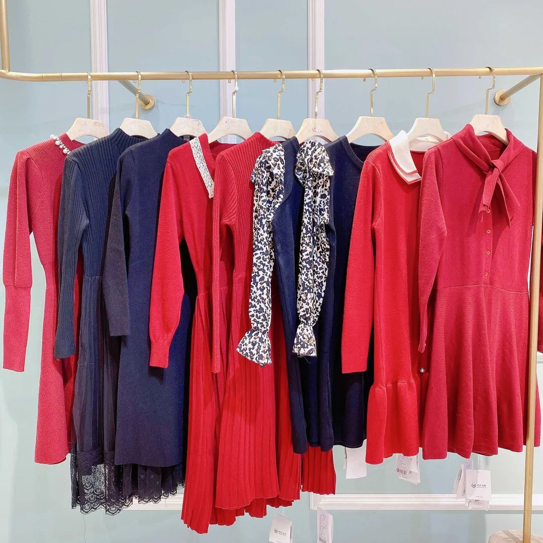 马尔飞丝品牌女装直播,马尔飞丝羊绒连衣裙折扣