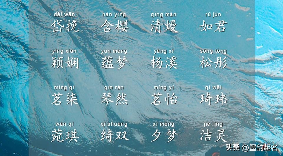 家有女孩,如何取名才能十方安好