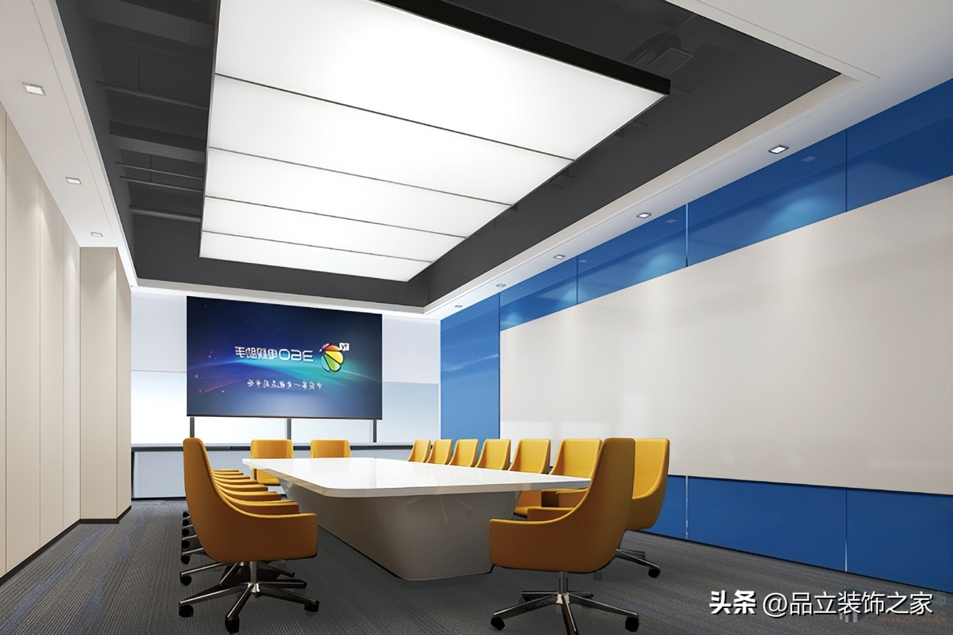 办公室装修墙壁贴画教程,办公室墙贴画整面墙