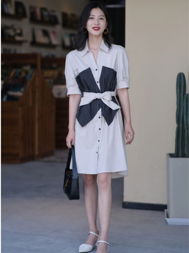 今年超流行的一款气质百搭直筒裙,直筒裙连衣裙气质高级感洋气