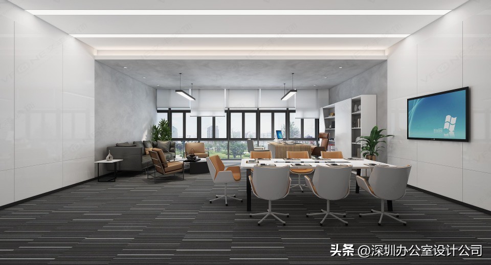 高大上的国企办公室装修设计风格,集团办公室装修纯设计