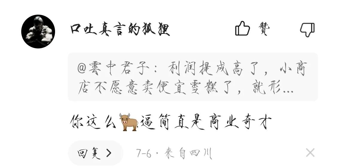 雪糕专属话题,关于雪糕的幽默评论